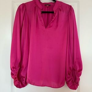 Vince Camuto neon blouse